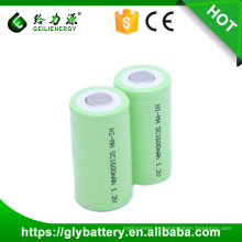 Alta capacidade de recarga nimh baterias 1600 mah nimh sc 1.2 v bateria para ferramenta de poder